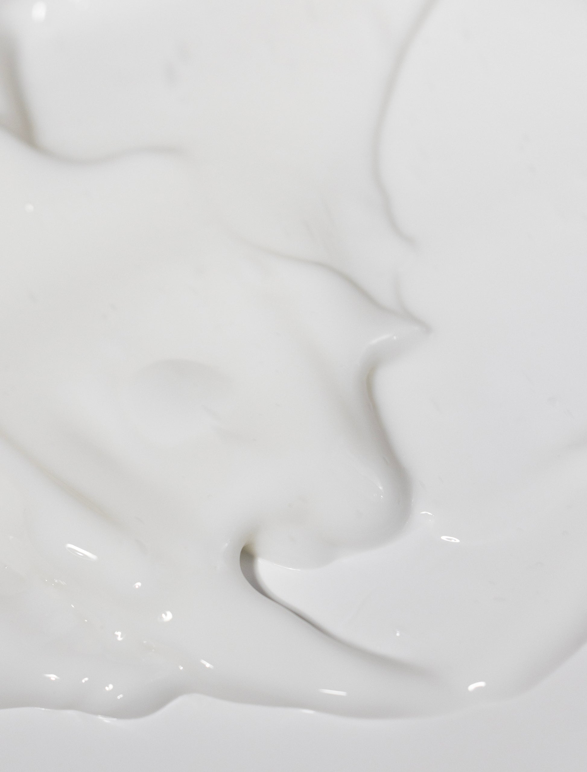 Close-up of body lotion texture